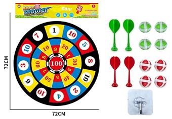 72CM digital 1 foldable adhesive ball cloth target   ITEM NO.： W087115