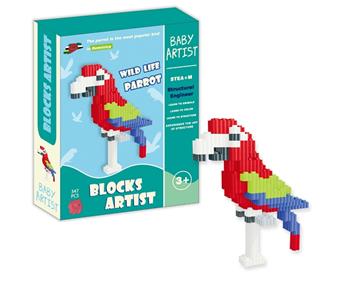 Parrot Microparticle Building Blocks 347pcs   ITEM NO.： W097423