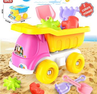 Beach toys, rose/blue, mixed in 2 colors   ITEM NO.： W090667