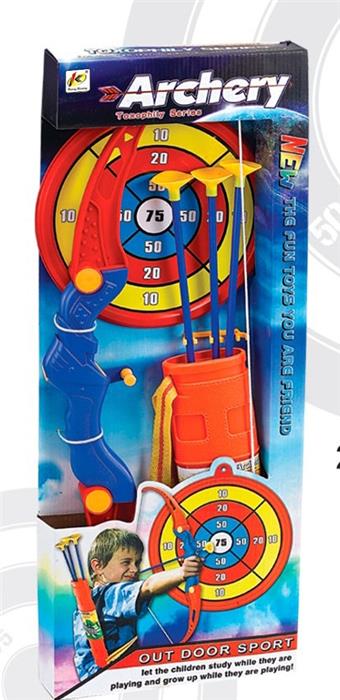65.5cm bow with arrow/barrel+target   ITEM NO.： W086376