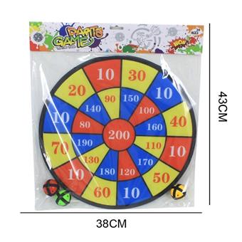36cm small grid digital dart board cloth target adhesive ball adhesive target   ITEM NO.： W086658