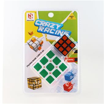 Matte sticker with white background, three-stage+3.5CM, three-stage heat transfer printing, black background, Rubik's Cube   ITEM NO.： W090084