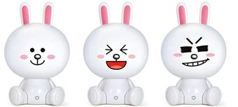 LED touch style cute bunny   ITEM NO.： W088043