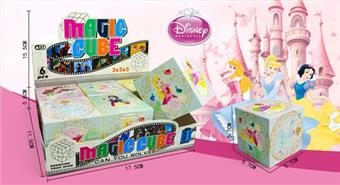 5.7CM Intelligent Magic Cube UV Printed Disney Princess 6pcs   ITEM NO.： W092197