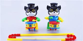 Drumming Black Cat   ITEM NO.： W098474