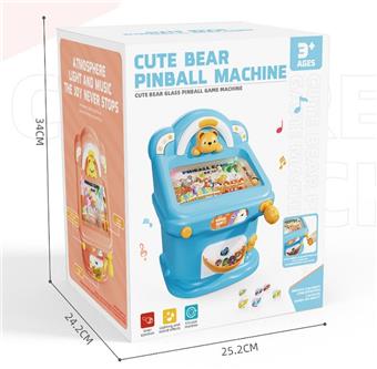 Little Bear Pinball Machine Game Machine 30 Balls   ITEM NO.： W095539