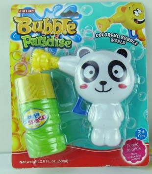 Panda manual bubble gun, monochrome   ITEM NO.： W092847