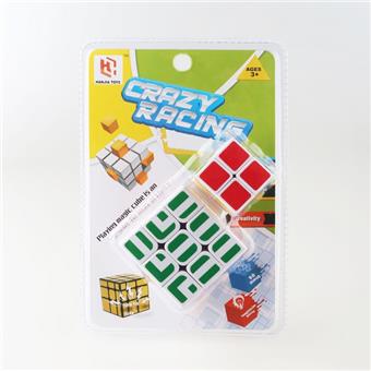Maze Third Stage+3.5CM Second Stage Heat Transfer Printing White Bottom Magic Cube   ITEM NO.： W090113