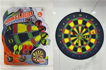 4 darts, 4 balls, 74cm folding target   ITEM NO.： W086365