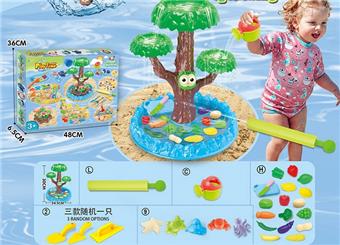 Playful beach toys with water cannons, underwater beach toys   ITEM NO.： W084902
