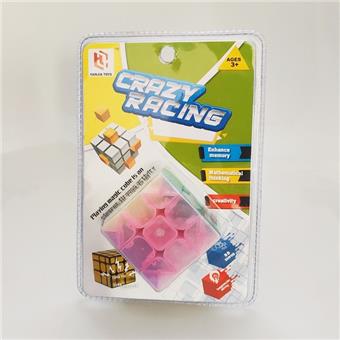 Transparent solid color cubic cube, mixed packaging of 2 colors   ITEM NO.： W089808