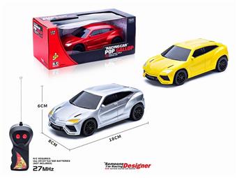 Two way remote control simulation sports car red, yellow, silver   ITEM NO.： W086145