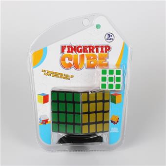Fourth-order Rubik's Cube+Little Rubik's Cube, black background with 6 color hot conversion   ITEM NO.： W090372