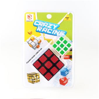 Matte sticker with black background and three levels+3.5CM three levels fluorescent sticker with white background Rubik's Cube   ITEM NO.： W090068