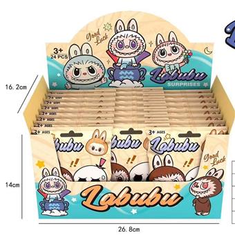 24 pieces of canvas blind bags with hanging chains   ITEM NO.： W095562