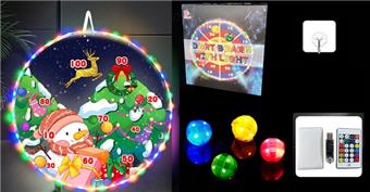 Remote control switch light large target plate foldable 74cm throwing sticky ball - Christmas   ITEM NO.： W087336