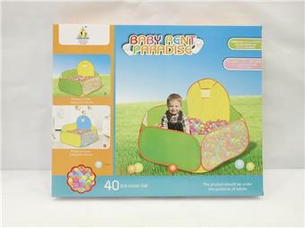 Baby tent with 40 ocean balls   ITEM NO.： W084605
