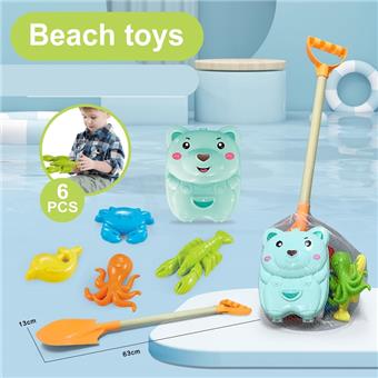 Beach animal storage box with sand shovel   ITEM NO.： W085283