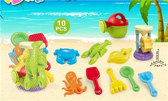 Beach accessories with small hourglass (10PCS)   ITEM NO.： W085522