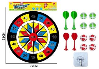 72CM digital 3 foldable adhesive ball cloth target   ITEM NO.： W087122