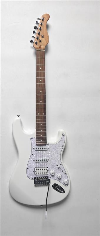Pearl White Electric Guitar   ITEM NO.： W089396