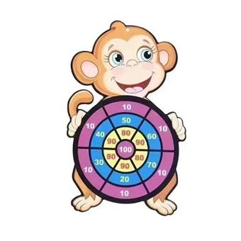 Monkey target dart board adhesive ball cloth target   ITEM NO.： W087083