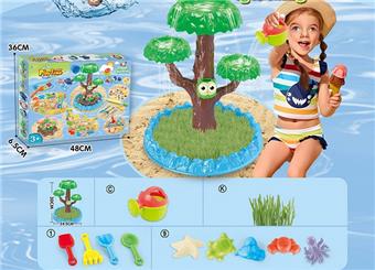 Playful beach toys with dinosaur seeds and beach toys   ITEM NO.： W084933