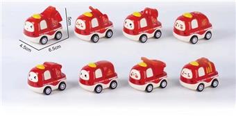 Alloy cartoon fire truck   ITEM NO.： W088766