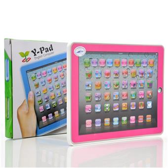 English ABC teaching toy learning machine, 3 * AA without power, red/blue, mixed color of 2 colors   ITEM NO.： W093426