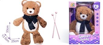 Swing Music Plush Toy: Bear   ITEM NO.： W091146