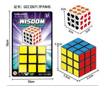 5.3 Sticker Cube+3.0 White Background Color Printing Love Peach Cube   ITEM NO.： W093181