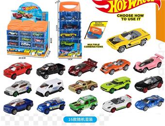 1: 64 sliding alloy car, 12 pieces set   ITEM NO.： W100613