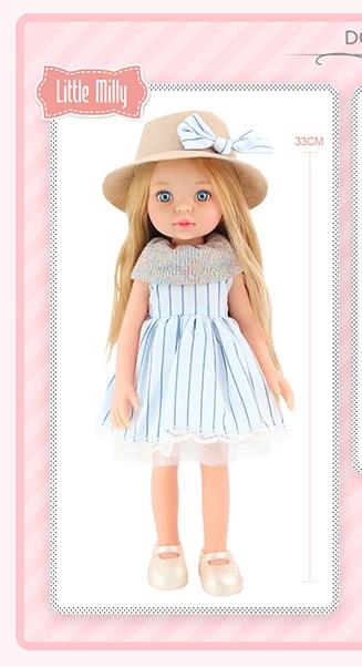 14 inch fully vinyl fashion doll with comb and hat   ITEM NO.： W101627