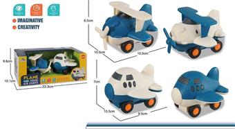 Cartoon Airplane - Taxi (Set of 2)   ITEM NO.： W100468