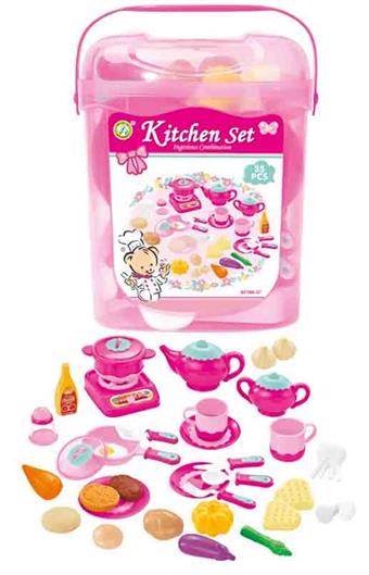 Tableware bucket, children's kitchen toys   ITEM NO.： W105570