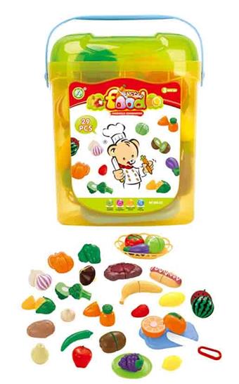 Cutable cutlery bucket, children's kitchen toy   ITEM NO.： W105575