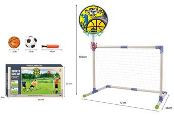 2-in-1 Football Gate Basketball Set&nbsp;&nbsp;&nbsp;ITEM NO.： W106197