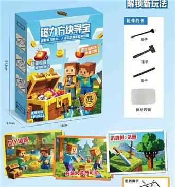 Treasure Hunt Magnetic Block   ITEM NO.： W100288