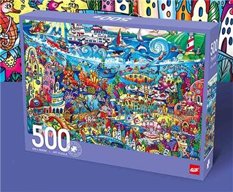 500 pieces (velvet puzzle)   ITEM NO.： W104596