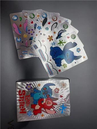 25 Stitch PVC Silver Cards   ITEM NO.： W100666