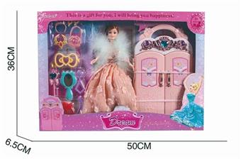 29cm Doll Wardrobe Set Barbie Doll Play Toy   ITEM NO.： W105330