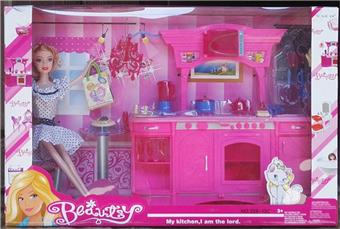 Michelle doll set, Barbie doll play house toy   ITEM NO.： W105491