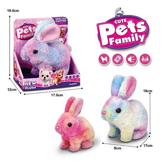 Three hybrid electric plush rabbits&nbsp;&nbsp;&nbsp;ITEM NO.： W108400