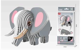 DIY 3D Elephant Stereoscopic Puzzle&nbsp;&nbsp;&nbsp;ITEM NO.： W108456
