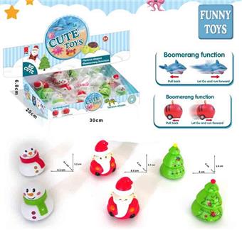 Warrior Cartoon Santa Claus Snowman Christmas Tree Cart (24PCS)&nbsp;&nbsp;&nbsp;ITEM NO.： W108575