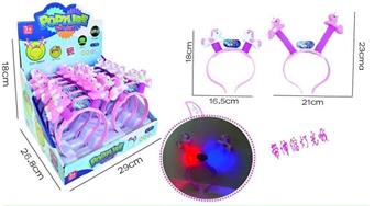 Telescopic unicorn light headband decompression telescopic tube stretching tube light bald headband jewelry hair accessories&nbsp;&nbsp;&nbsp;ITEM NO.： W108441