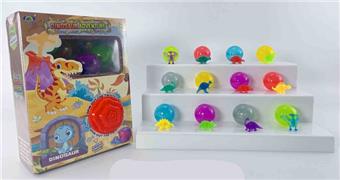 Transparent mini dinosaur egg twisting machine   ITEM NO.： W106989
