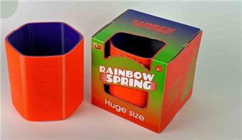 Large fluorescent dual color hexagonal rainbow circle&nbsp;&nbsp;&nbsp;ITEM NO.： W107705