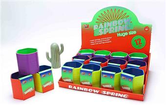 Fluorescent dual color hexagonal rainbow circle/display box 12 pieces&nbsp;&nbsp;&nbsp;ITEM NO.： W107702