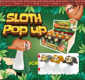 Bouncing sloth color box (without light) (12 pieces/box)&nbsp;&nbsp;&nbsp;ITEM NO.： W107721